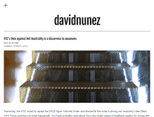 Tablet Screenshot of davidnunez.com